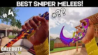 Top 5 Best FASTEST Melee Weapons for Aggressive Sniping in CODM!
