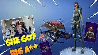 Ninja Reacts To The NEW STEELSIGHT SKIN (Fortnite Battle Royale)