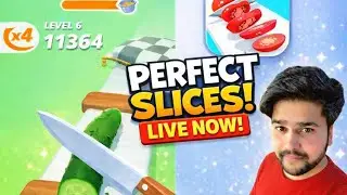 🍆Perfect slices gameplay #live #shortslive #shorts #viral gaming #short #perfectslices