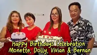 December Birthdays #dabarkadz14  Monette, Dolly and Vivian