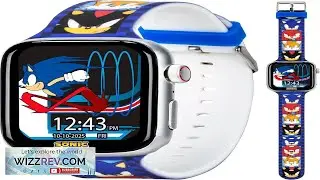 Sonic The Hedgehog Kids Smartwatch  Bluetooth Calling Messages Camera Music Sleep