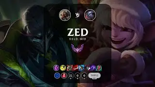 Zed Mid vs Tristana - EUW Master Patch 13.15