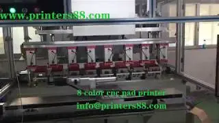 Eight color CNC pad printing machine | pad printer