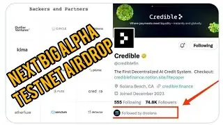 #CREDIBLE.FINANCE TESTNET AIRDROP FULL VIDEO TUTORIAL PART (1) | NEXT BIGGEST DEFI WEB3 2025...