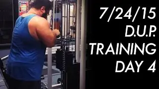 DUP Training Day 4 - Intro Week - Bench 240 3x3 and Upper Body