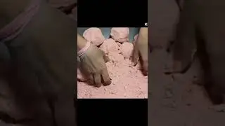 Pink Cement Ball#cementcrumbling #shorts plz subscribe