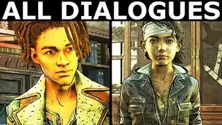 Clementine Meets Louis - All Dialogues - The Walking Dead Final Season 4 Episode 1