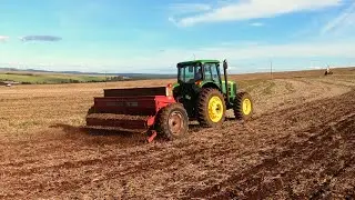 Começamos o plantio da aveia pra cobertura