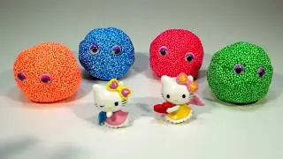 Learn and Play Colors with PlayDough Play-Doh Surprise Eggs Compilation Part 2 4K Full HD
