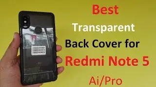 Best Back Cover for Redmi Note 5 Pro/Ai