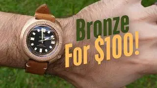 The Best Budget Bronze Dive Watch! - ADDIESDIVE AD2104
