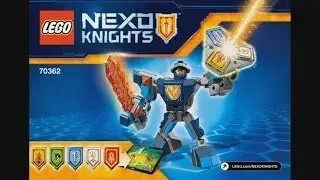 LEGO Nexo Knights 70362 Battle Suit Clay - instruction timelapse