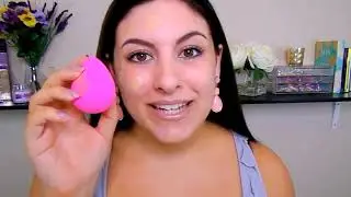 Mastering Flawless Foundation  with Beauty Junkees Pink Teardrop Makeup Sponge