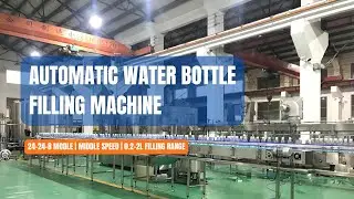 High-Speed Water Bottle Filling Machine | 3-in-1 Automatic Water Bottling Machine
