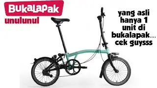 Brompton Black Edition turkish Green 2020 di jual hanya satu unit