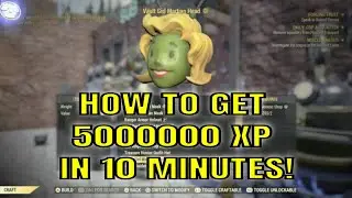 FALLOUT 76 XP GLITCH | HOW TO GET 5000000 XP IN 10 MINUTES!