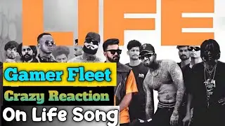 GAMERFLEET CRAZY REACTION ON LIFE SONG BY TECHNO GAMERZ @TechnoGamerzOfficial