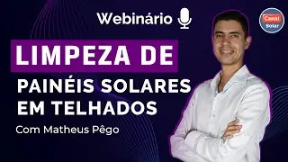 WEBINÁRIO | Limpeza de painéis solares em telhados