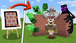 Je Dois DESSINER pour Survivre sur Minecraft !
