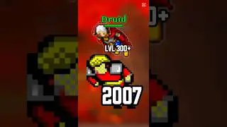 Druid 300+ no Tibia OLDSCHOOL ca&ccedil;ando Demon &eacute; imoral 💀 #tibia #mmorpg