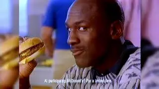 McJordan Special Commercial 1993 w/ Horace Grant Bulls Card | Michael Jordan McDonald's Ad