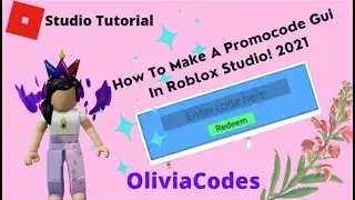 How To Create A Promocode Gui In Roblox Studio 2021