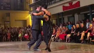 D&eacute;monstration de danse de tango argentin &Agrave; Perpignan par VIRGINIA UVA & CESAR AGAZZI