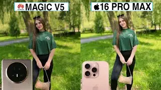 Honor Magic V5 Vs iPhone 16 Pro Max Camera Test Comparison