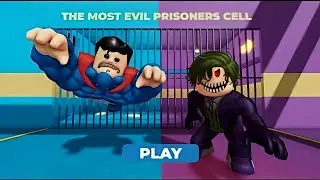 SUPERHERO VS VILLAIN PRISON RUN! (Obby) #roblox #scaryobby 
