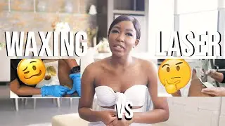 MY WAXING VS LASER HAIR REMOVAL EXPERIENCE + FOOTAGE | WAXING OR LASER HAIR HAIR REMOVAL 2022