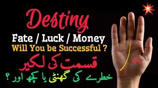 Fate Line Palmistry ✋️ | Money Line Palm Reading 💰 | Dolat ki Lakeer in Hand | Palmistry 