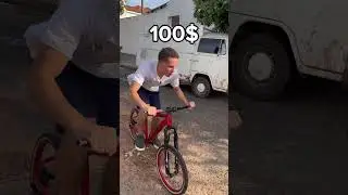 Bike de 1$ vs 100.000$ #shorts