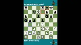 Bobby Fischer vs Aleksandar Matanović ◉ International Tournament, Bled 1961