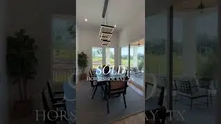 Sold in Horseshoe Bay, TX