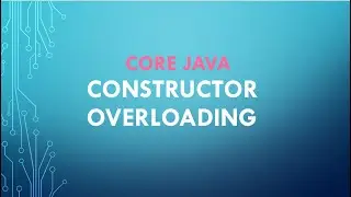 Constructor overloading in java | Java tutorial in Tamil| TamilNetics