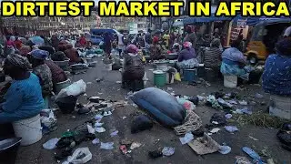 Inside the Dirtiest Market in Africa &ndash; You Won&rsquo;t Believe This! #africa #travel #food