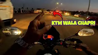 stupidity of KTM RIDER ( CHAPRI ) 😡| #vasudevshetty #chapririders #ktmriders