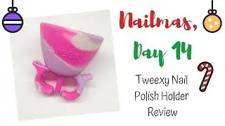 Does the Tweexy Polish Holder Really Work?? | Nailmas, Day 14 // threesixtynails