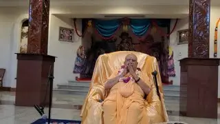 HH Vedavayasa priya Swami Maharaja Apple Veli Temple USA