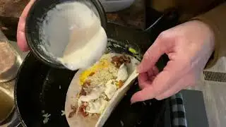 Taco Tuesday-#BreakfastTaco #Bacon #freeHenEggs#ColbyJackcheese#senior life