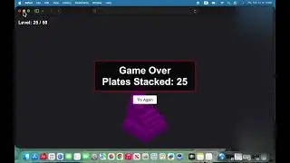 Showing crazy tower game made by AI