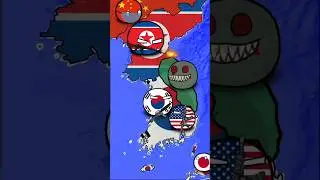 korea war🇰🇷🇰🇵vs zombies#countryballs#countryball#usa#russia#india#korea#japan#edit#shorts#shortsfeed