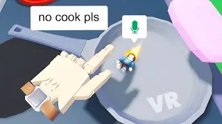Roblox VR Hands Voice Chat BUT I Nicely Cook People
