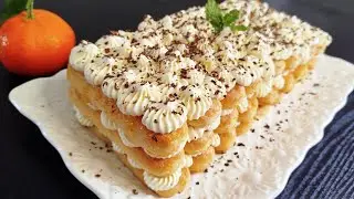 Знаменитый десерт 🍊, который сводит с ума весь мир! Духовка не нужна! Потрясающе!