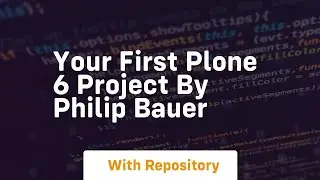 Your first plone 6 project by philip bauer
