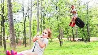 The Epic Tire Tree Swing!