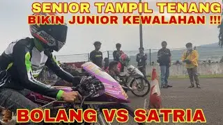INI YANG TERJADI JUNIOR KETEMU SENIOR DI LINTASAN🔥