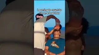 Huatulco Boat Tour Counting in Spanish Lessons #shorts #mexico #funny