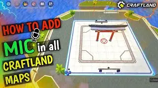 How to add Mic in Craftland Maps 😍 with simple code // 2026-27 / FREE FIRE