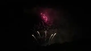 Majestuoso espectáculo de Fuegos artificiales fiestas de Bilbao “la semana grande”.
